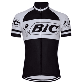 Camisa De Ciclismo Masculina Manga Curta Bic Retro