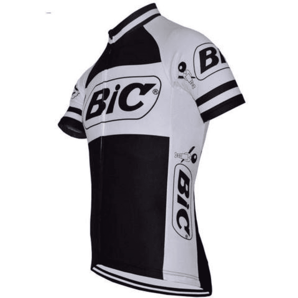 Camisa De Ciclismo Masculina Manga Curta Bic Retro