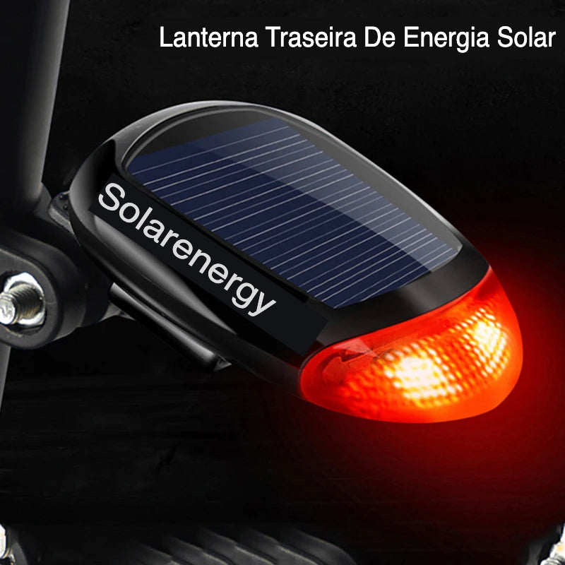 Lanterna De Bicicleta Energia Solar