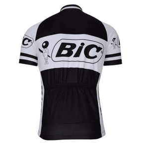 Camisa De Ciclismo Masculina Manga Curta Bic Retro