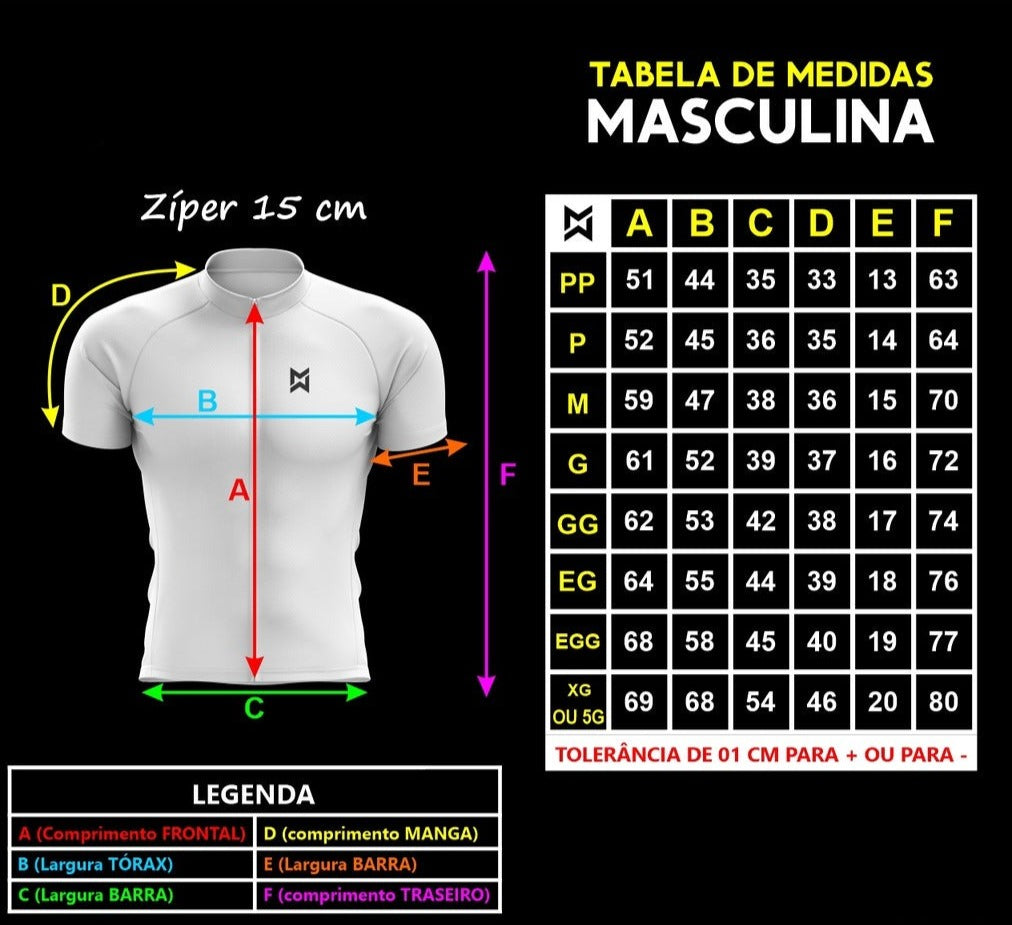 Camisa De Ciclismo Masculina Proteção Oggi