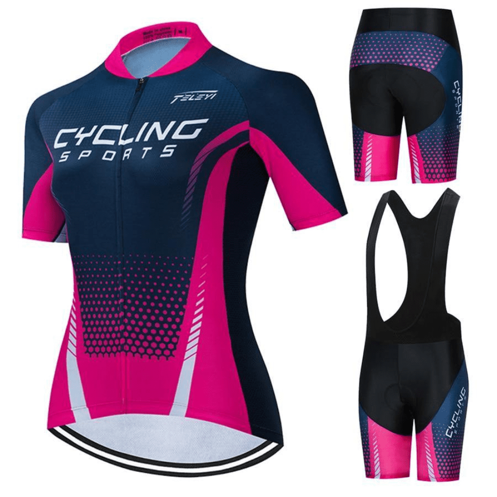 Bretelle De Feminino Conjunto Pro Cycling