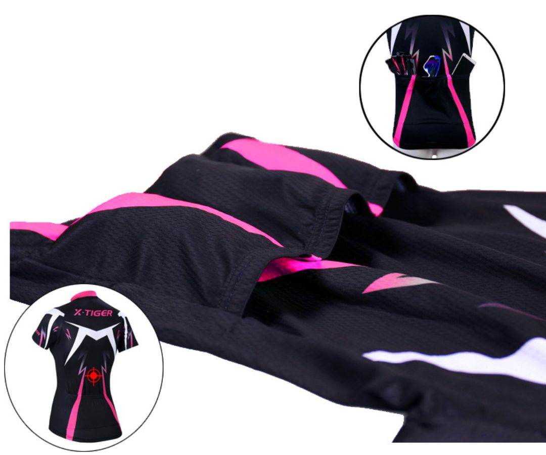 Conjunto De Ciclismo Feminino X-Tiger