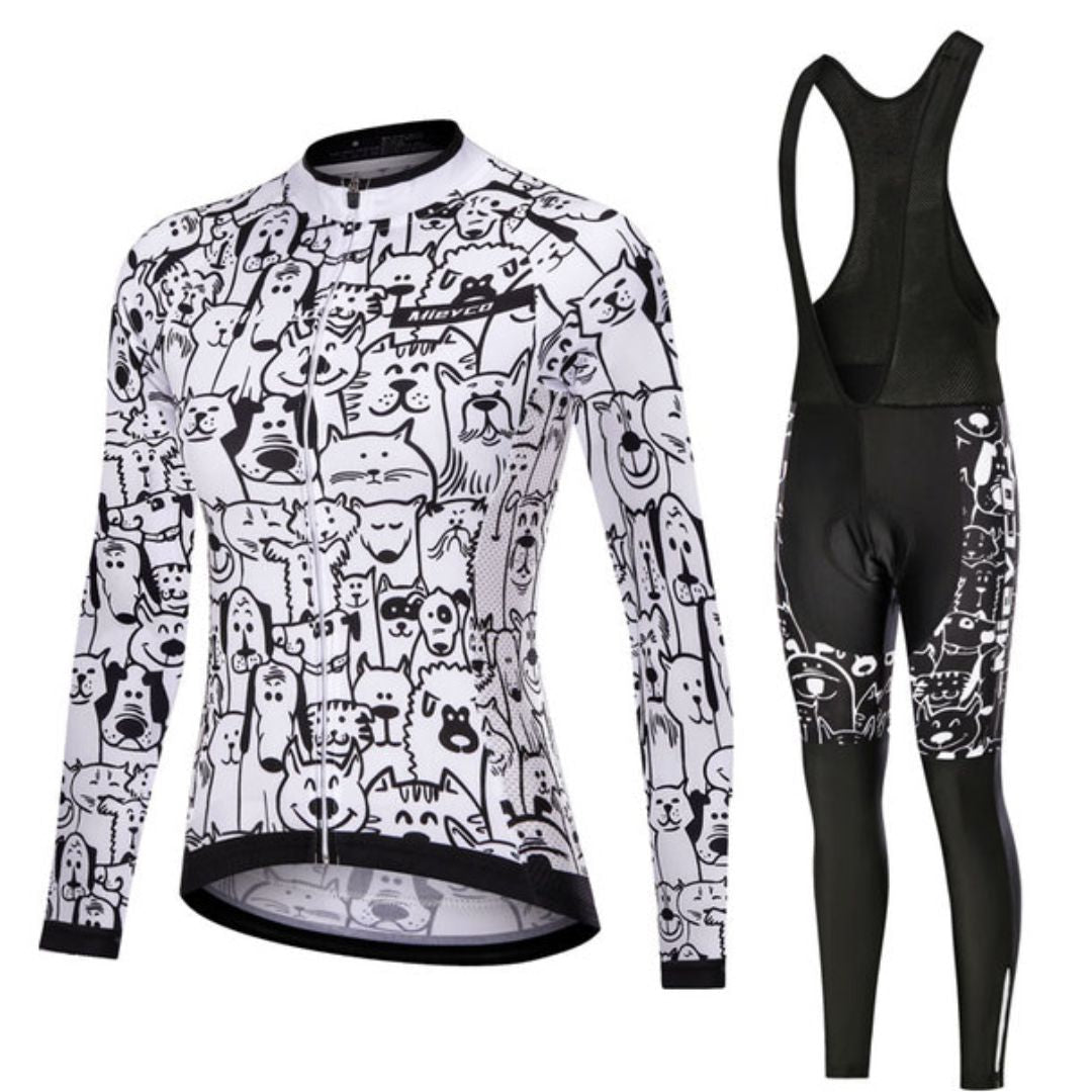 Conjunto De Ciclismo Feminino Térmico Mieyco Pets