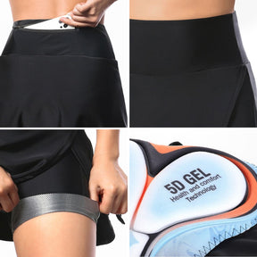 Short Saia De Ciclismo Feminino  Arsuexo