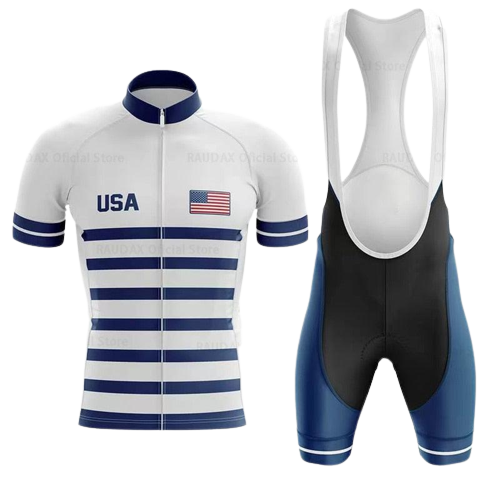 Conjunto De Ciclismo Masculino Estados Unidos