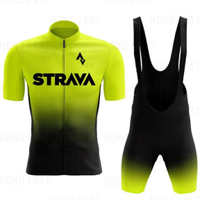 Conjunto De Ciclismo Masculino Strava Gradient