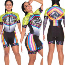 Macaquinho De Ciclismo Feminino Estampa Verão