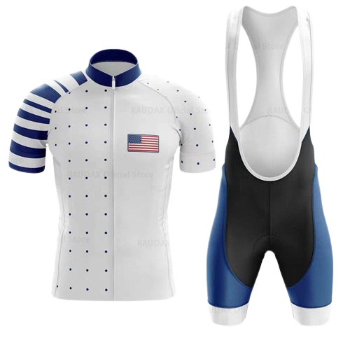 Conjunto De Ciclismo Masculino Estados Unidos