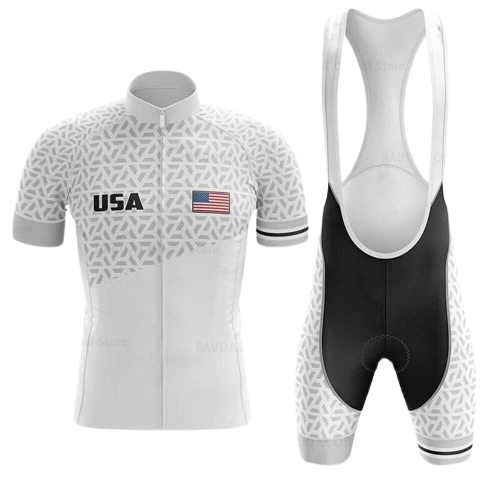 Conjunto De Ciclismo Masculino Estados Unidos