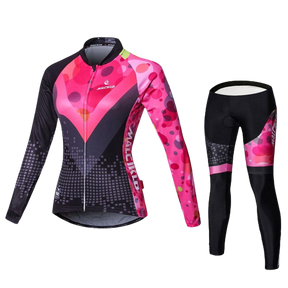 Conjunto De Ciclismo Feminino Manga Longa