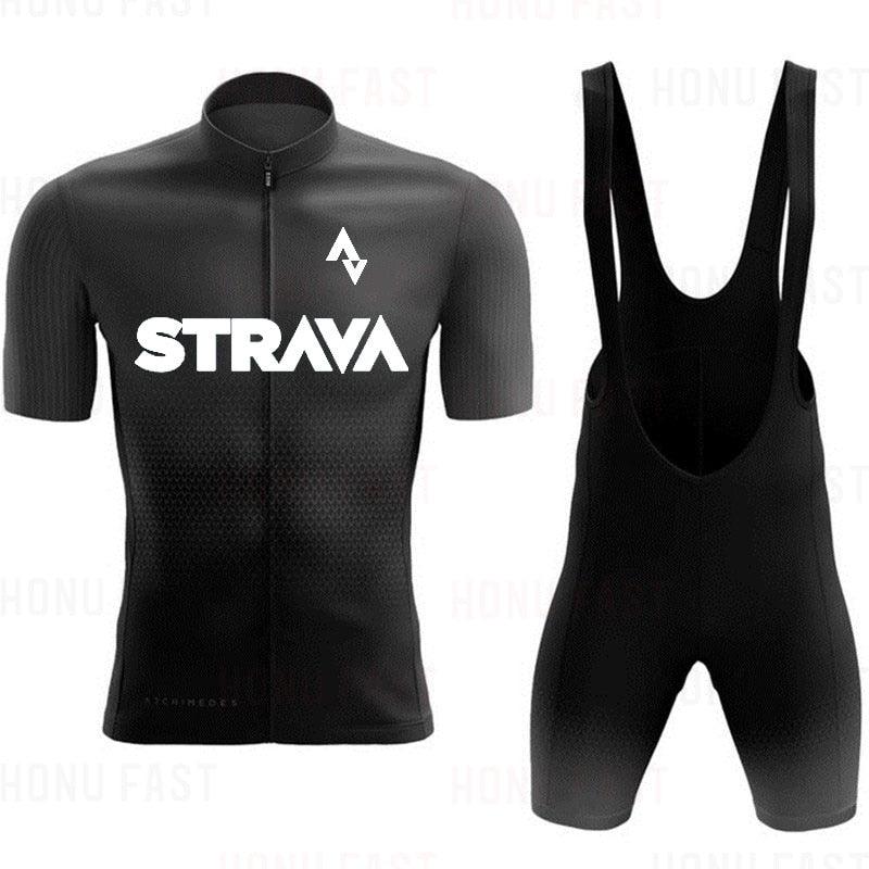 Conjunto De Ciclismo Masculino Strava Gradient