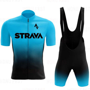 Conjunto De Ciclismo Masculino Strava Gradient