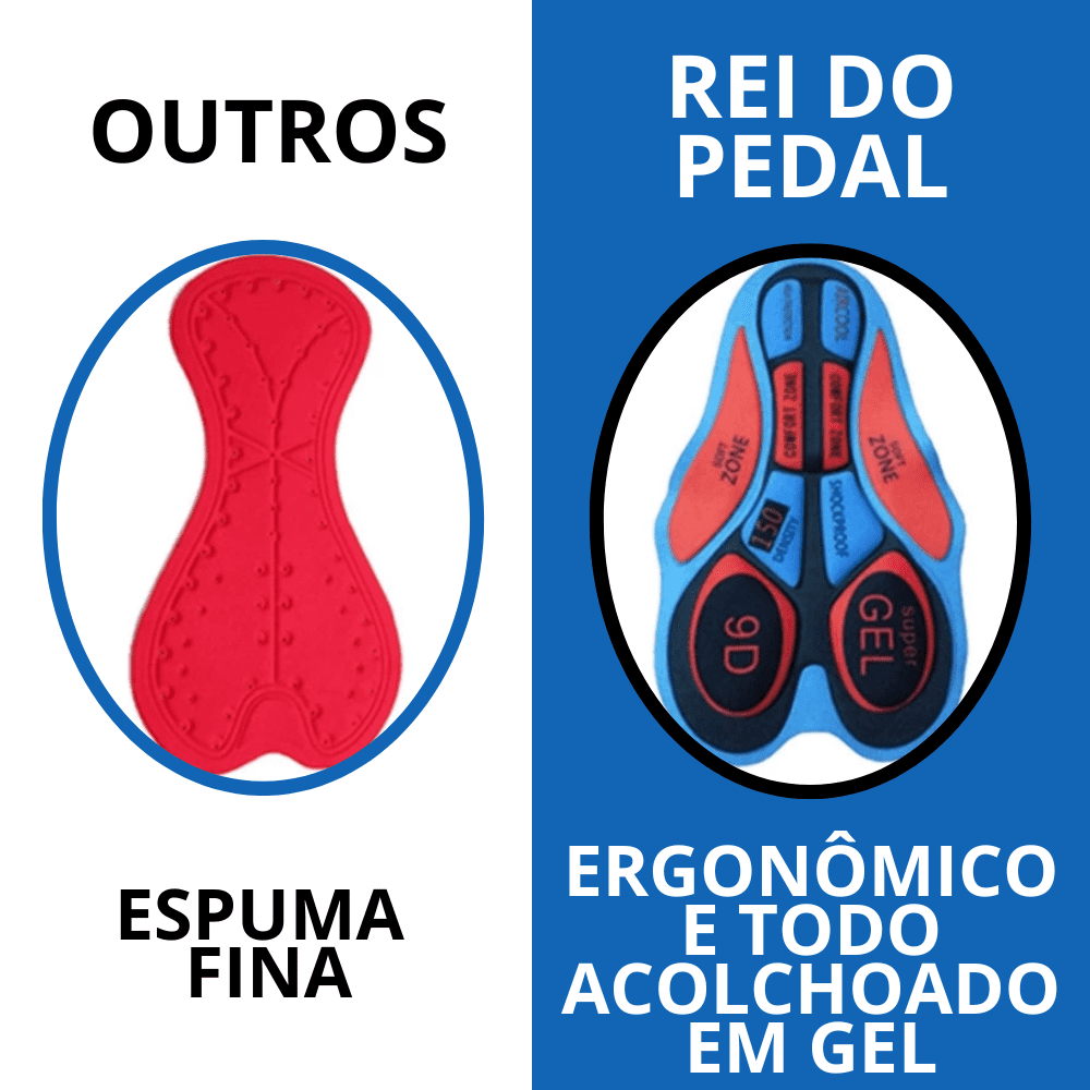 Conjunto De Ciclismo Masculino Secagem Rápida