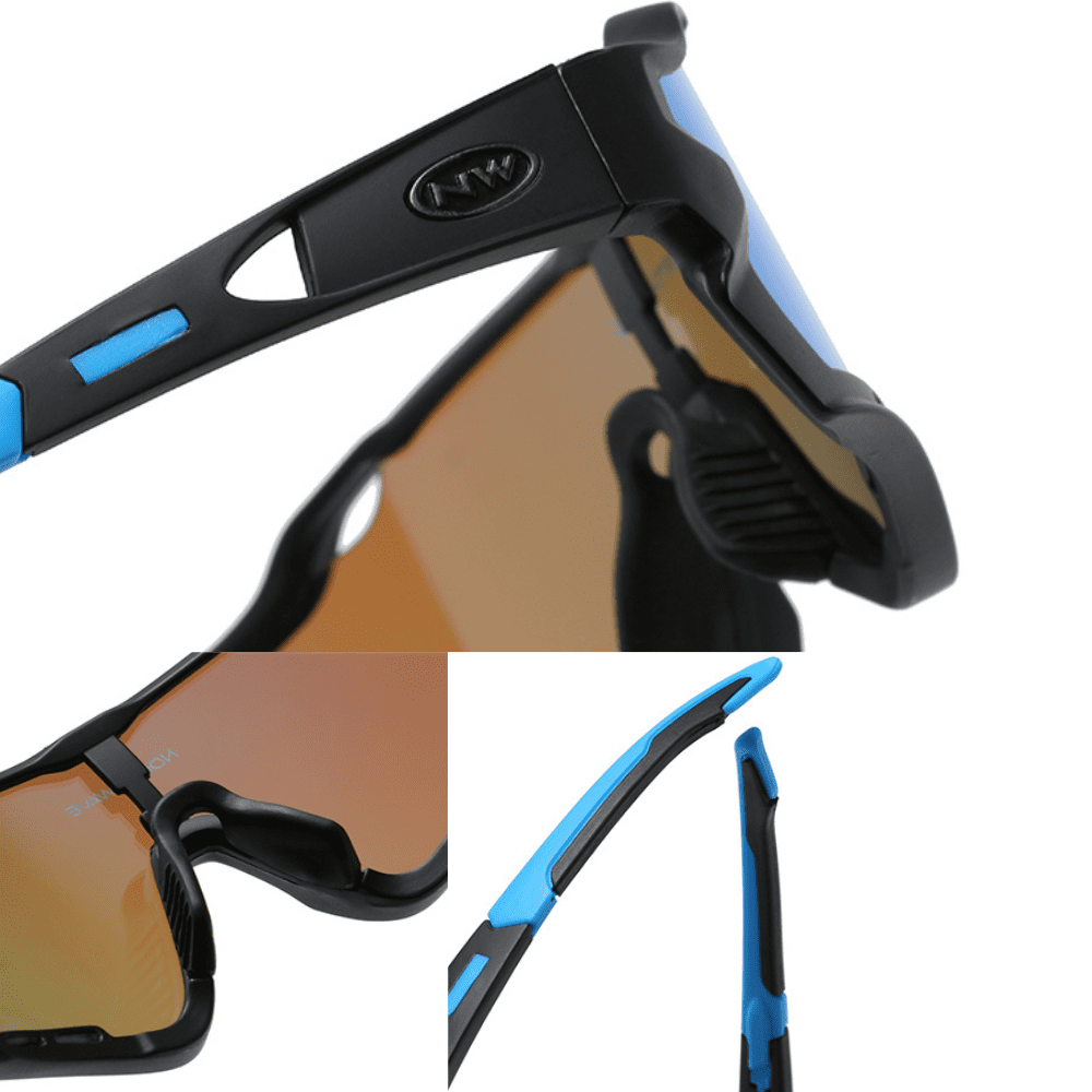 Óculos De Ciclismo Polarizado 4 Lentes Northwave