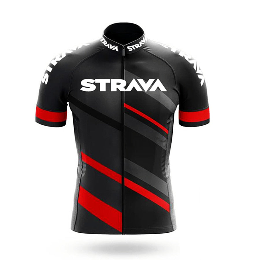 Camisa De Ciclismo Masculina Strava Elite