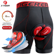 Short De Ciclismo Masculino Acolchoamento em Gel 3D X-Tiger