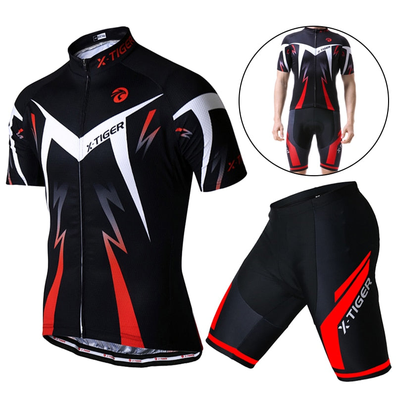 Conjunto De Ciclismo Masculino X-Tiger