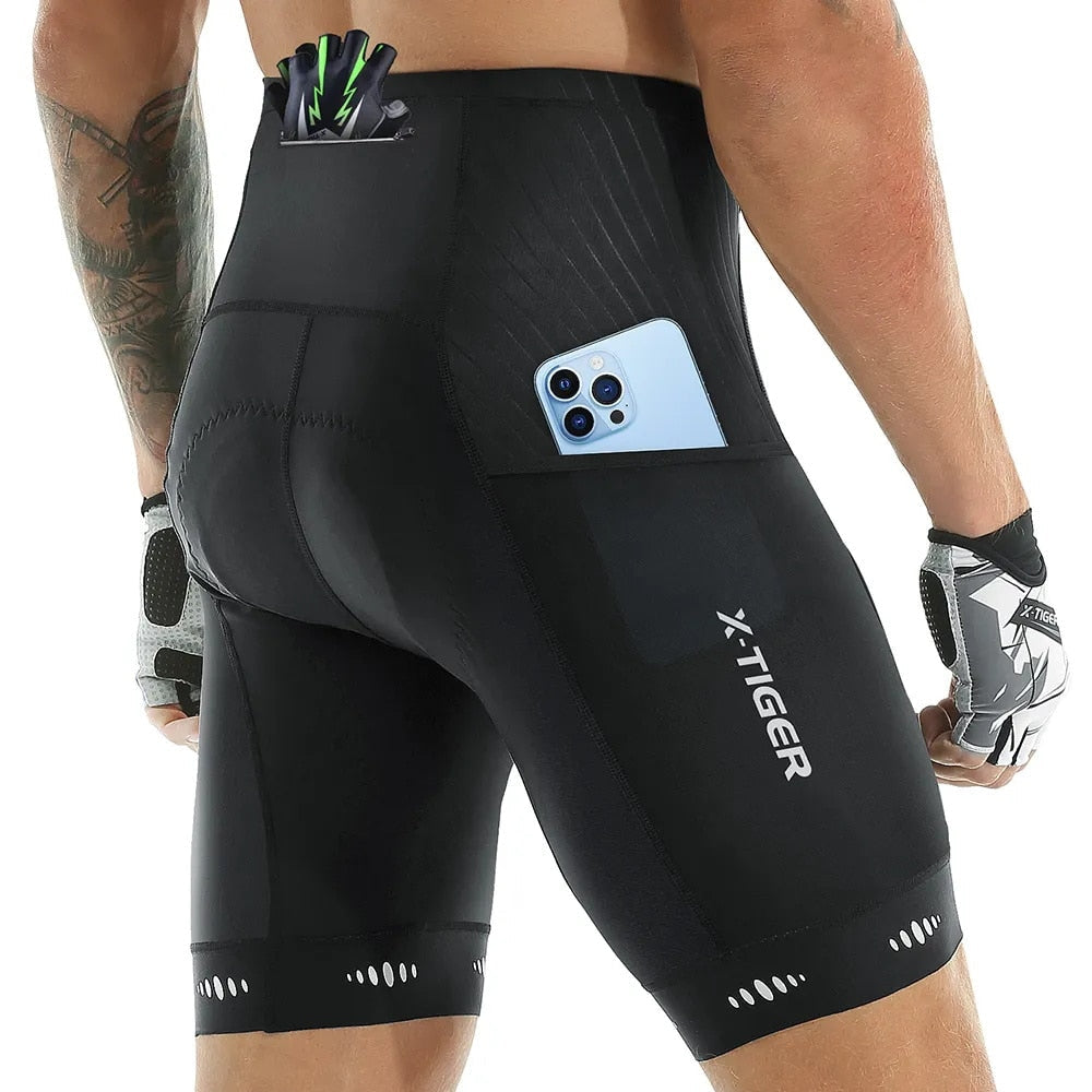 Short De Ciclismo Masculino X-Tiger Respirável