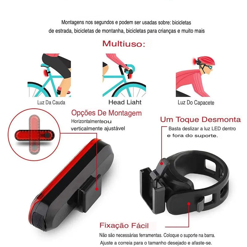 Lanterna De Bicicleta Recarregàvel