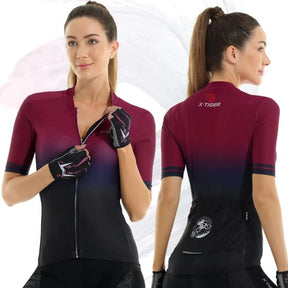 Camisa Ciclismo X-Tiger Degradê Respirável Unissex