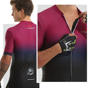 Camisa Ciclismo X-Tiger Degradê Respirável Unissex