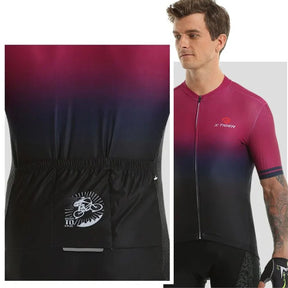 Camisa Ciclismo X-Tiger Degradê Respirável Unissex