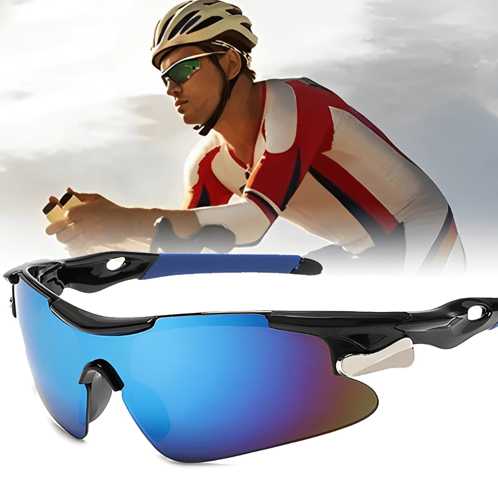 Óculos De Ciclismo Lentes Polarizada Crystal